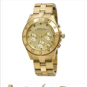 Marc Jacobs MBM3101 gold watch